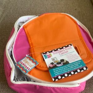 Insulated food carrier holds a standard baking dish, fully insulated, NWT